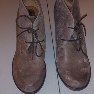 Born Lace Up Brown Bootie